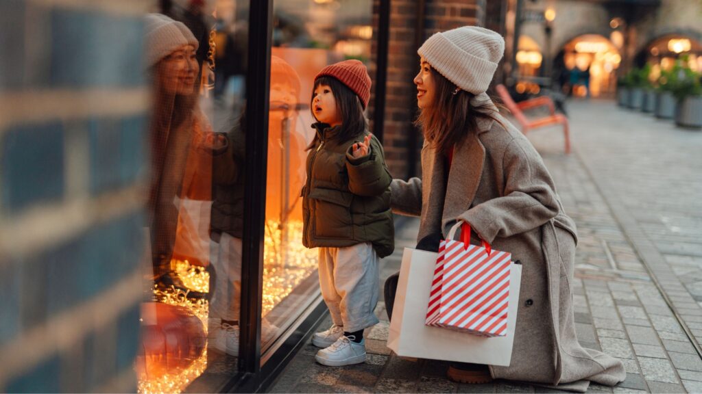 Teaching Moments for Your Child While Holiday Shopping