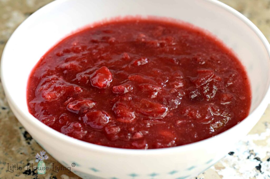 The Easiest Healthy Cranberry Sauce: 3 Ingredients