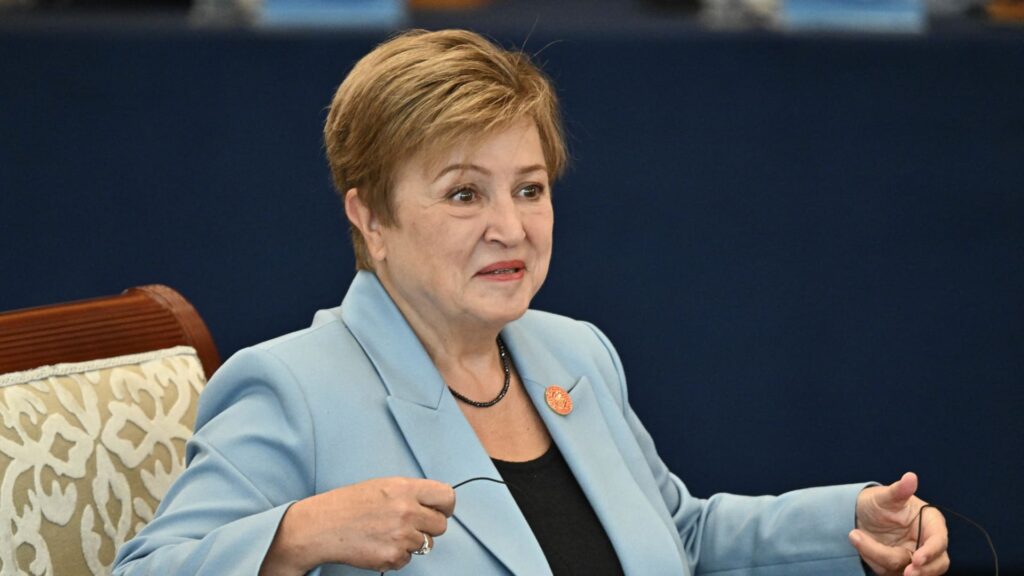 IMF's Georgieva urges China to speed up shift from exports