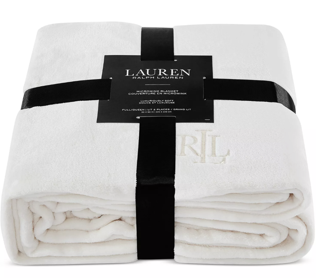 Ralph Lauren Plush Blankets starting at $23